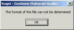 the format of the file can not be determined the format of the file can not be determined